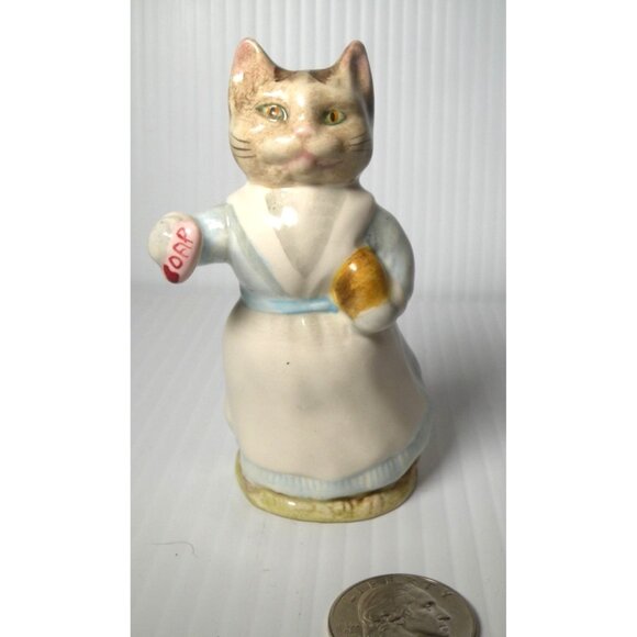 Beswick England Beatrix Potter Vintage "Tabitha Twitchit" 1961 Ceramic Figurine - Picture 1 of 6